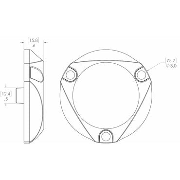 Lumitec SeaBlaze Mini Underwater Light Pair Brushed Finish White NonDimming 101245