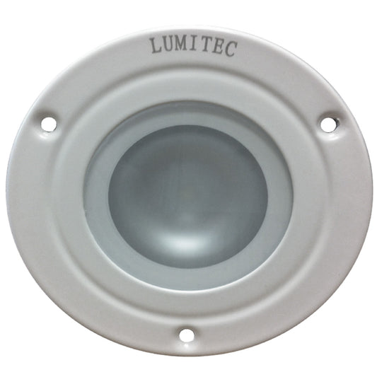 Lumitec Shadow Flush Mount Down Light White Finish 3Color RedBlue NonDimming wWhite Dimming 114128