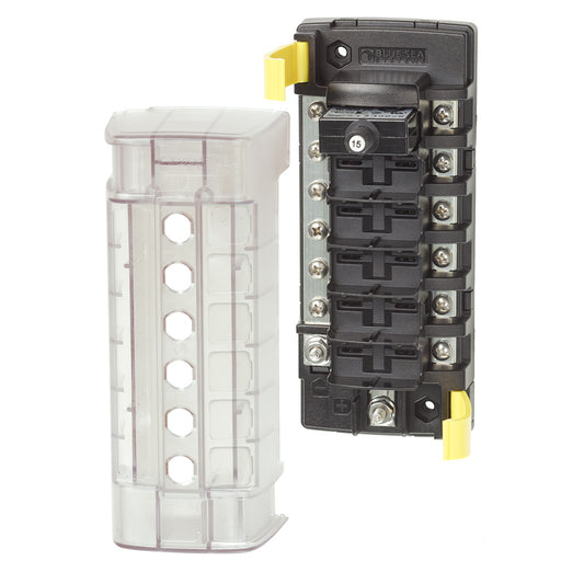 Blue Sea 5052 ST CLB Circuit Breaker Block 6 Position wNegative Bus 5052