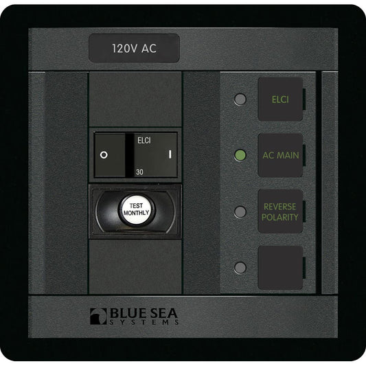 Blue Sea 1502 ELCI Main 30A Double Pole Panel 1502