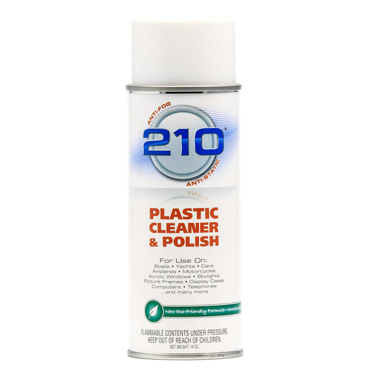 Camco 210 Plastic Cleaner Polish 14oz Spray 40934