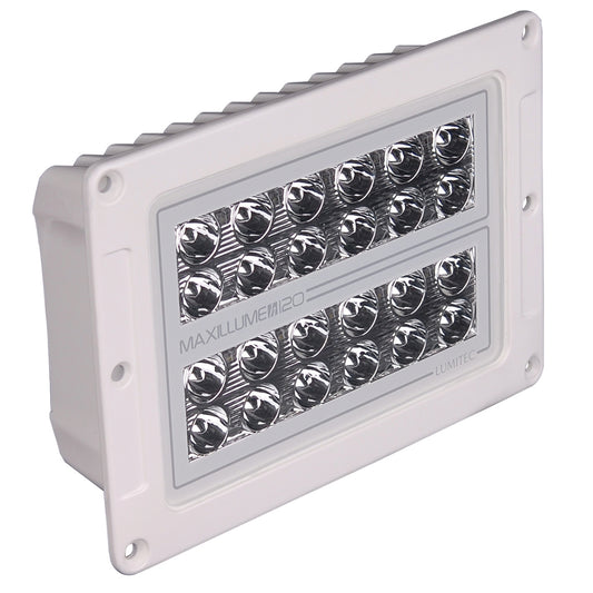 Lumitec Maxillume h120 Flush Mount Flood Light White Housing White Dimming 101348
