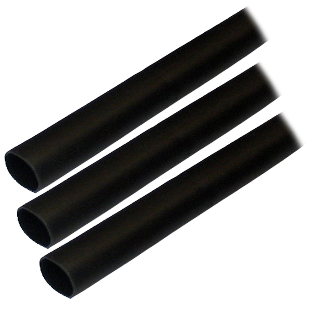 Ancor Adhesive Lined Heat Shrink Tubing ALT 12 x 3 3Pack Black 305103