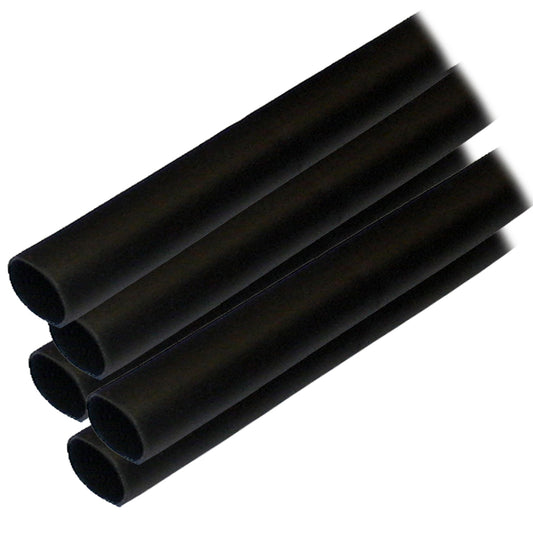Ancor Adhesive Lined Heat Shrink Tubing ALT 12 x 12 5Pack Black 305124