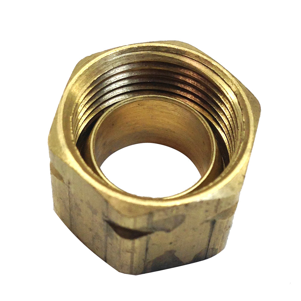Uflex Brass Compression Nut wSleeve 61CA6 71004K