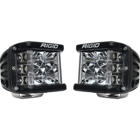 RIGID Industries DSS Series PRO Flood LED Surface Mount Pair Black 262113