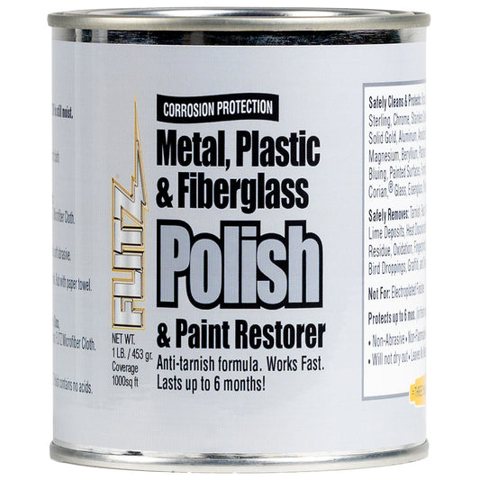 Flitz Metal Plastic Fiberglass Polish Paste 10lb CA 035166