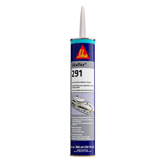 Sika Sikaflex 291 Fast Cure Adhesive Sealant 103oz300ml Cartridge White 90919