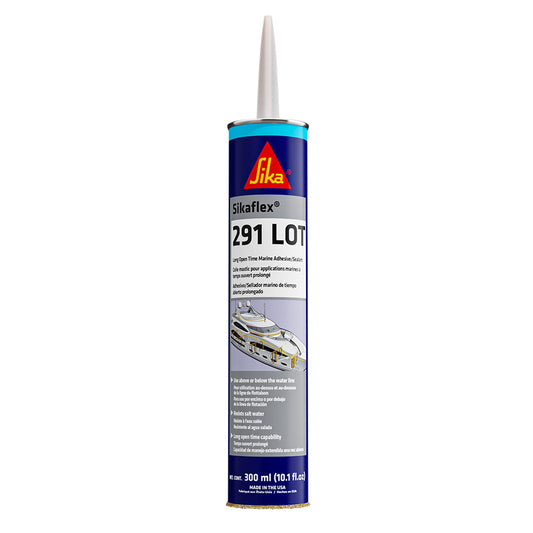 Sika Sikaflex 291 LOT Slow Cure Adhesive Sealant 103oz300ml Cartridge White 90925