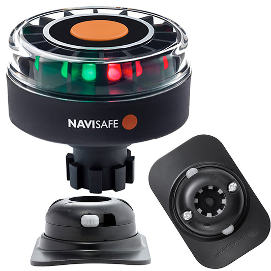 Navisafe Navilight Tricolor 2NM wNavibolt Base RIB Mount Black 342KIT2
