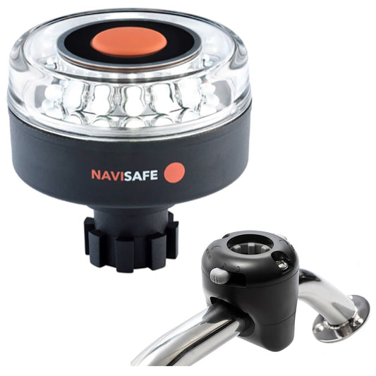 Navisafe Navilight 360 2NM wNavibolt Base Rail Mount Black 042KIT