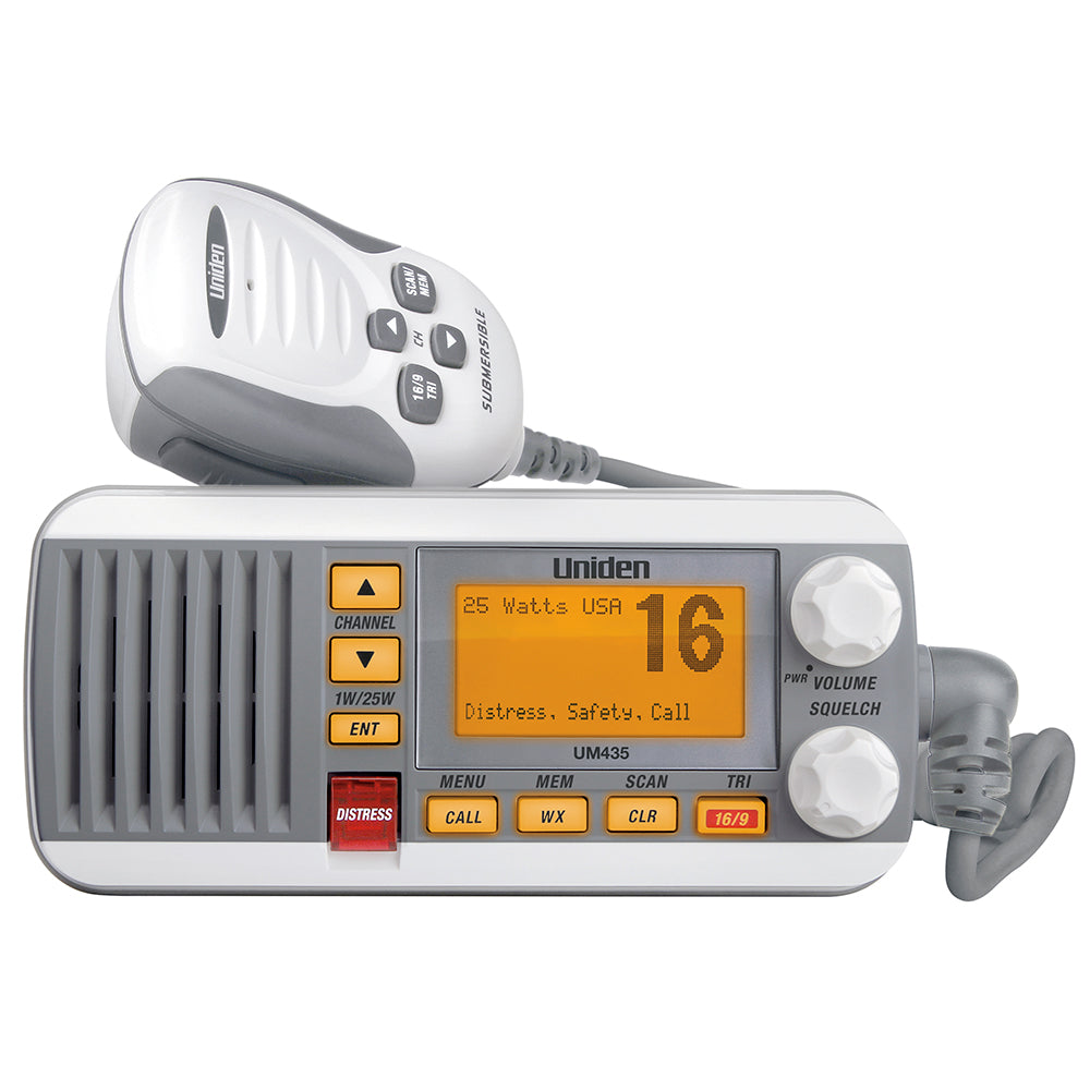 Uniden UM435 Fixed Mount VHF Radio  White UM435