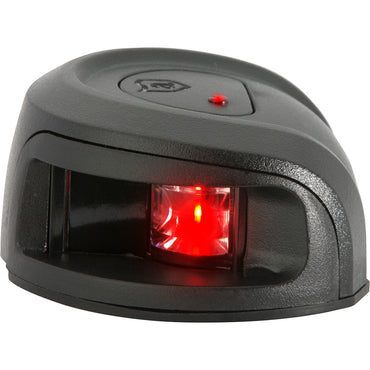Attwood LightArmor Deck Mount Navigation Light  Black Composite  Port red  2NM NV2012PBR7