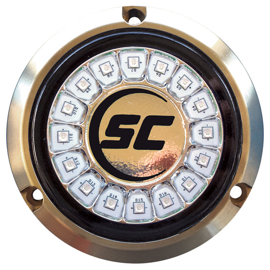 ShadowCaster Great White Single Color Underwater Light 16 LEDs Bronze SCR16GWBZ10