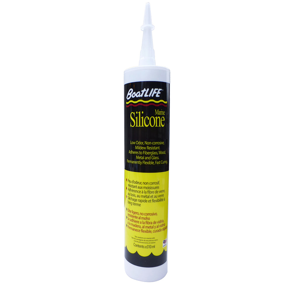 BoatLIFE Silicone Rubber Sealant Cartridge Clear 1150