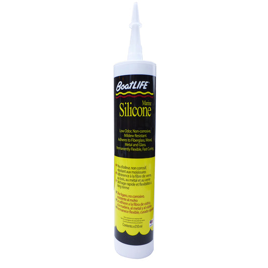 BoatLIFE Silicone Rubber Sealant Cartridge White 1151
