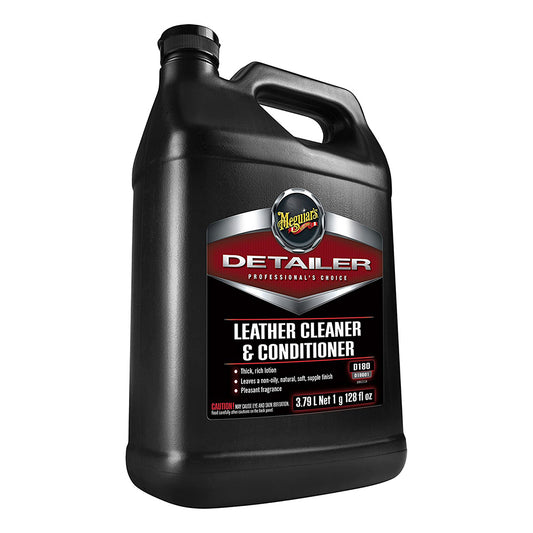Meguiars Detailer Leather Cleaner Conditioner 1Gallon D18001