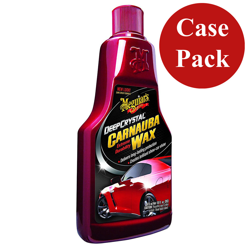 Meguiars Deep Crystal Carnauba Wax 16oz Case of 6 A2216CASE