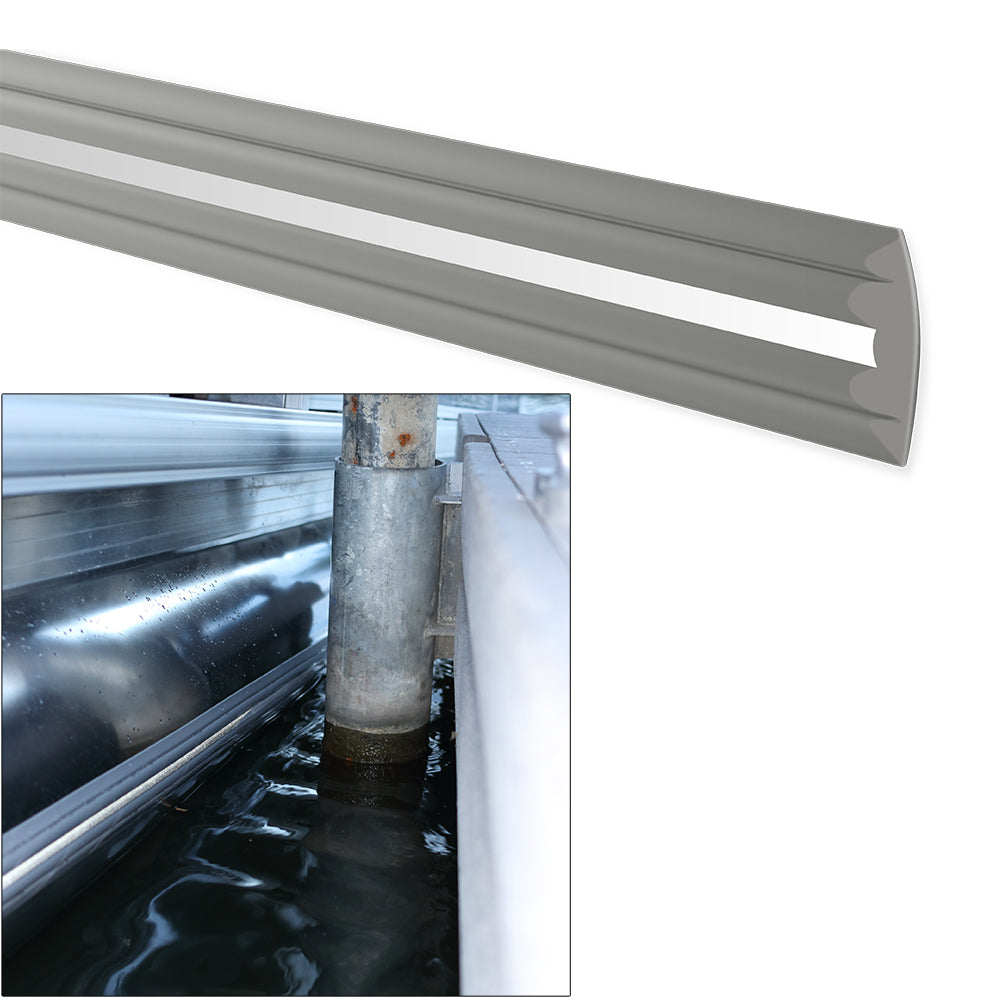 Megaware PontoonGuard 40 Kit 2 20 Guards fPontoon Up To 25 Gray 30540