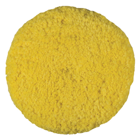 Presta Rotary Blended Wool Buffing Pad Yellow Medium Cut 890142