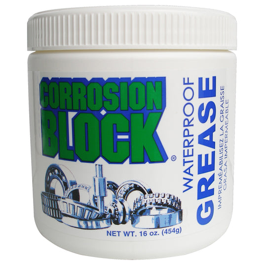 Corrosion Block High Performance Waterproof Grease 16oz Tub NonHazmat NonFlammable NonToxic 25016