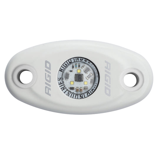 RIGID Industries ASeries White Low Power LED Light Single White 480153