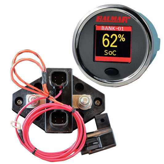 Balmar SG200 Battery Monitor Kit wDisplay Shunt 10M Cable 1248 VDC SG200