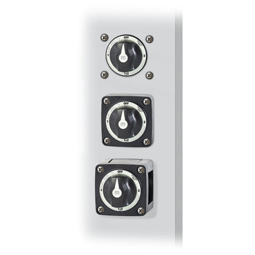 Blue Sea 6008200 mSeries Selector 3 Position Battery Switch Black 6008200