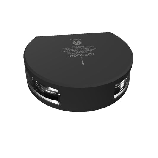 Lopolight Series 201010 Masthead Light 2NM Vertical Mount White Black Housing 201010B