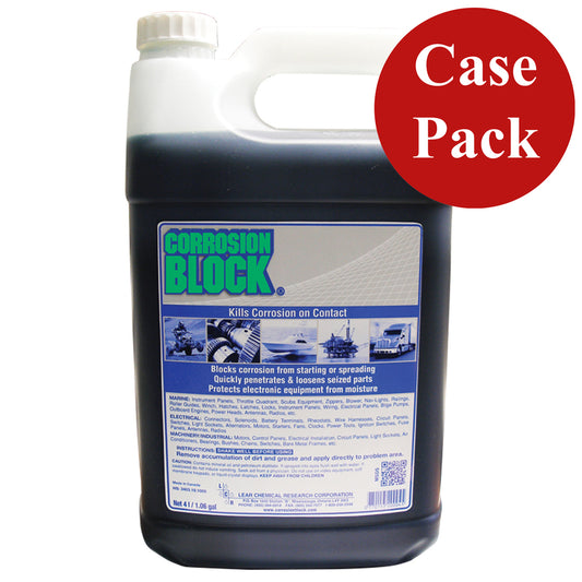Corrosion Block Liquid 4Liter Refill NonHazmat NonFlammable NonToxic Case of 4 20004CASE
