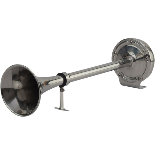 SeaDog MaxBlast Stainless Steel Trumpet 12V Horn  Single 4315101