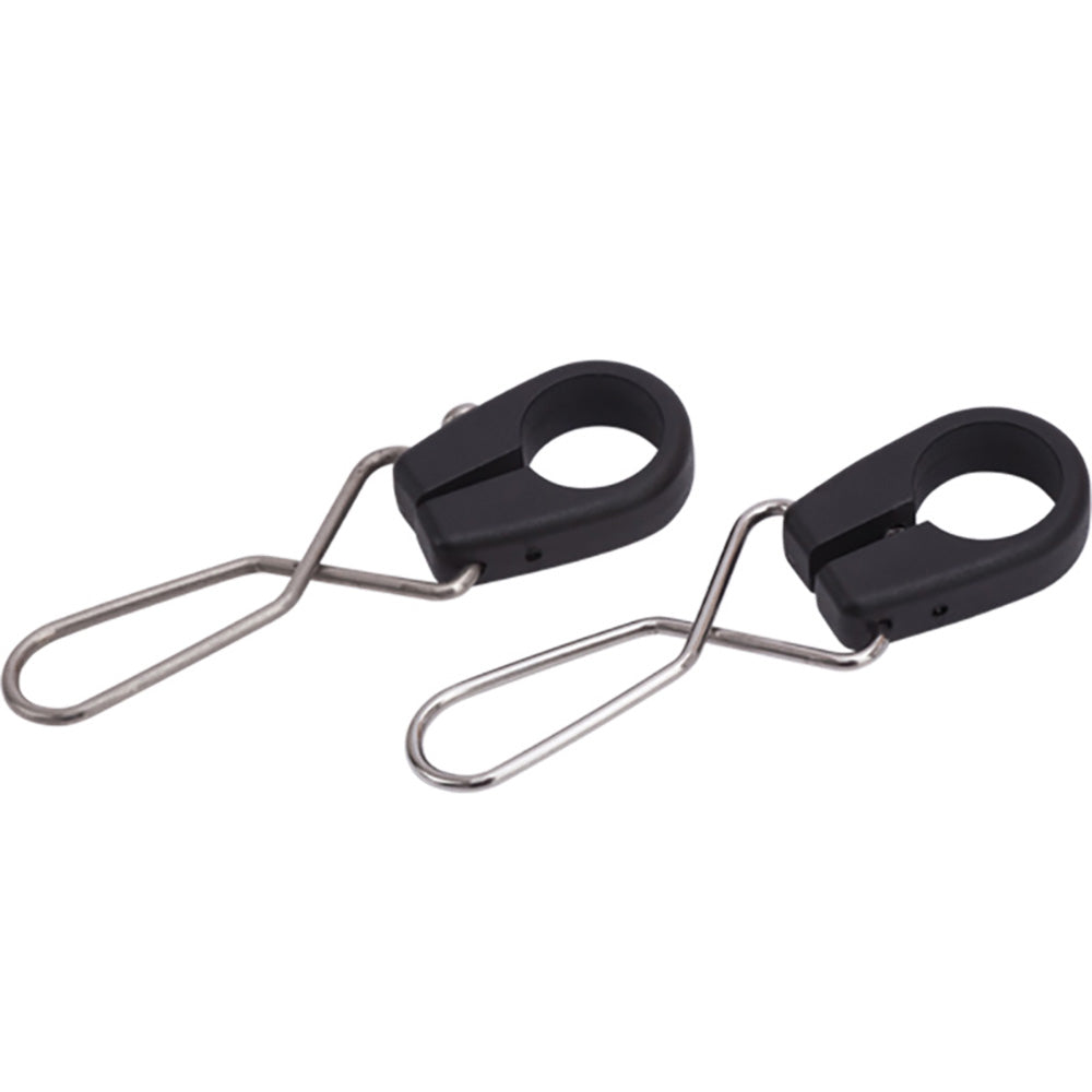 SeaDog Nylon Flagpole Pennant Mounts Stainless Clips Pair 3281971