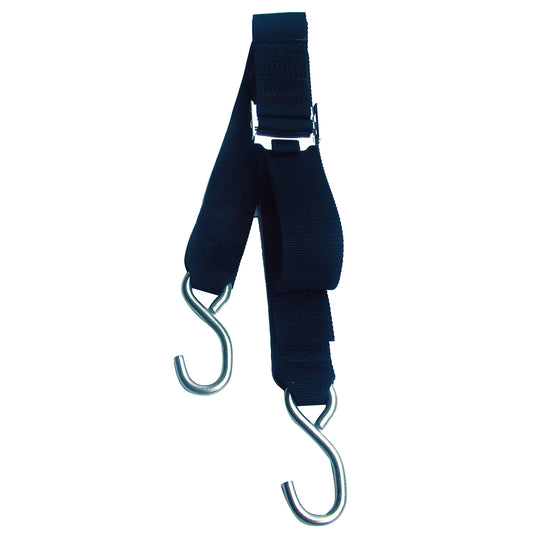 Rod Saver Stainless Steel Roller Buckle Gunwale TieDown 2 x 16 SSGW216