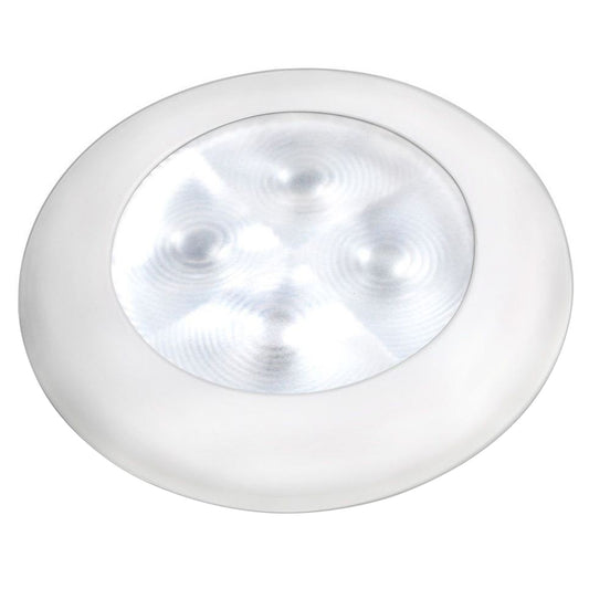 Hella Marine Courtesy Light Warm White wWhite Rim 980500741