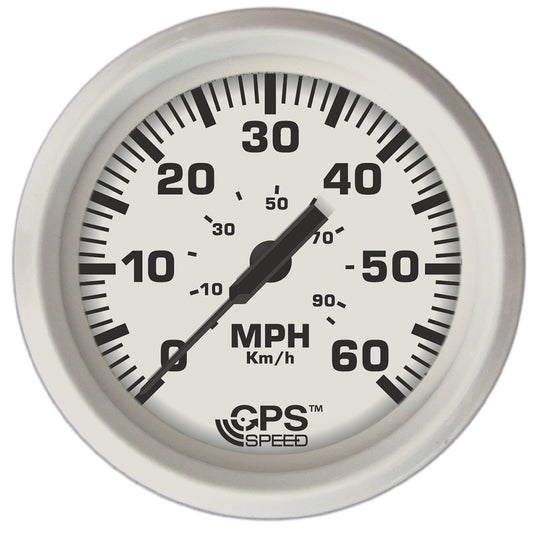 Faria Dress White 4 GPS Speedometer 60 MPH 33147