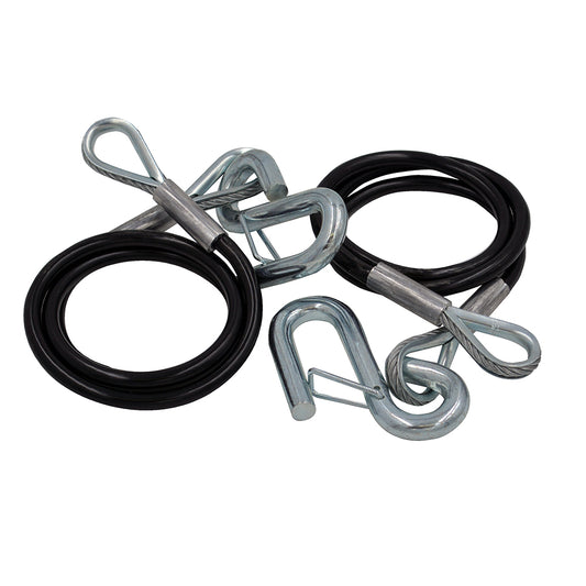 CE Smith Safety Cables 5000lb Capacity PVC Coated Pair 16672A
