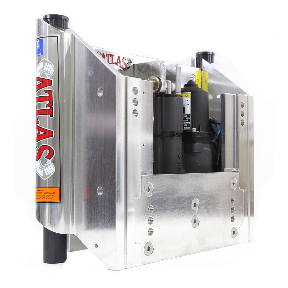 TH Marine ATLAS 10 Set Back Hydraulic Jack Plate  Heavy Duty AHJ10VHDDP