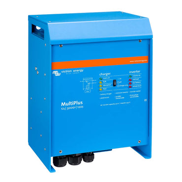 Victron MultiPlus InverterCharger 12 VDC 3000W 120vAC w120AMP Battery Charger 50AMP Transfer Switch PMP123021102