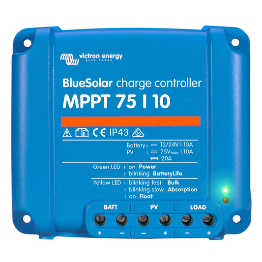 Victron BlueSolar MPPT Charge Controller 75V 10AMP UL Approved SCC010010050R