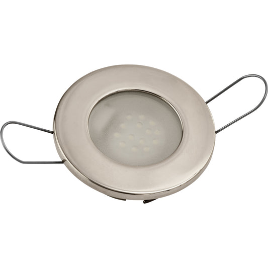 SeaDog LED Overhead Light Brushed Finish 60 Lumens Frosted Lens Stamped 304 Stainless Steel 4042323