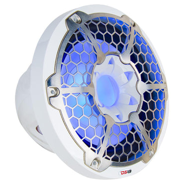 DS18 HYDRO 12 Subwoofer wRGB Lights  700W  White NXL12SUBWH