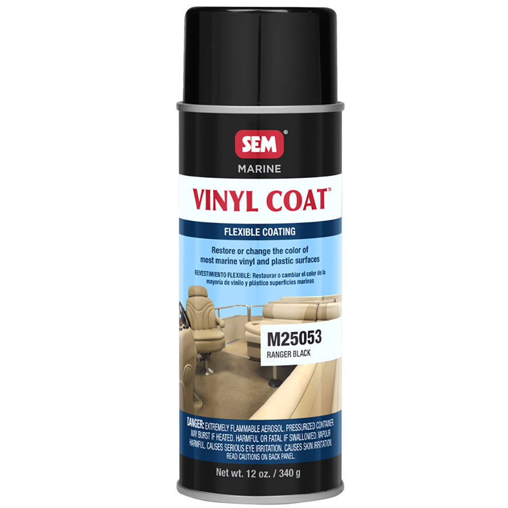 SEM Vinyl Coat Ranger Black 12oz M25053