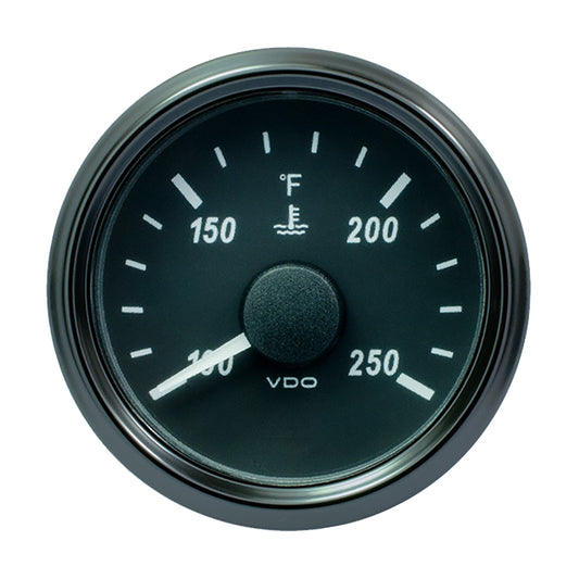 VDO SingleViu 52mm 2116 Water Temperature Gauge 250F 45030 Ohm A2C3833340030