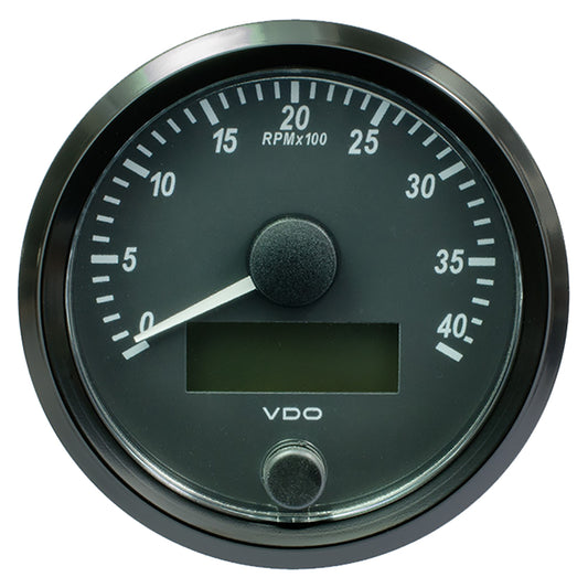 VDO SingleViu 80mm 318 Tachometer 4000 RPM A2C3832990030