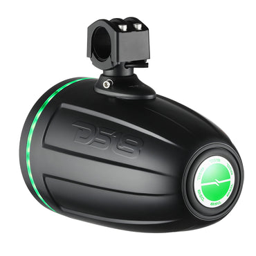 DS18 Hydro 65 Neodymium Wakeboard Speakers w1 Driver and RGB LED Lights  450W  Black NXLX6TPNEOBK