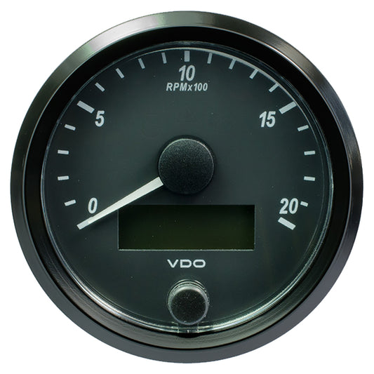 VDO SingleViu 80mm 318 Tachometer 2000 RPM A2C3832960030