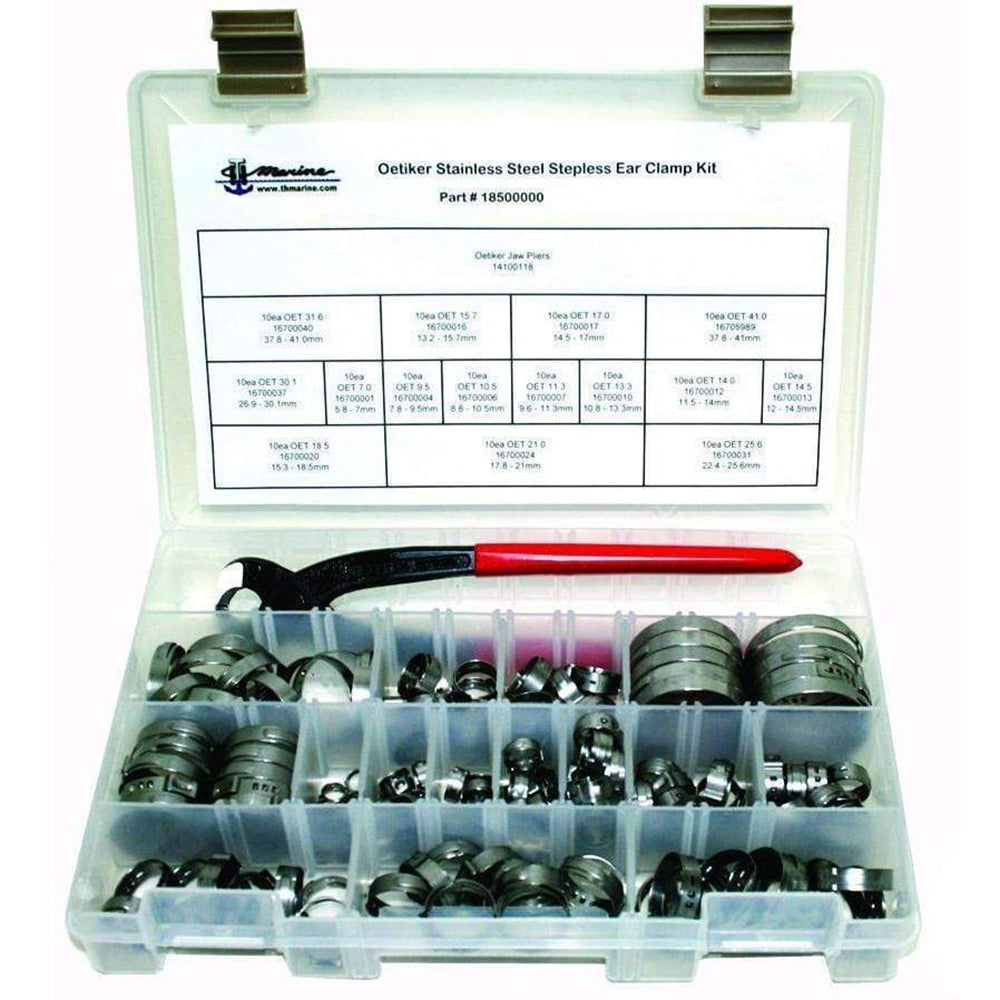 TH Marine Oetiker Stepless Clamp Kit wPliers 18500000