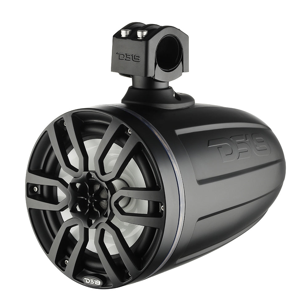 DS18 X Series HYDRO 65 Wakeboard Pod Tower Speaker wRGB LED Lights 300W Matte Black NXLX6TPBK