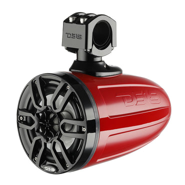 DS18 X Series HYDRO 8 Wakeboard Pod Tower Speaker wRGB LED Light 375W Red NXLX8TPRD
