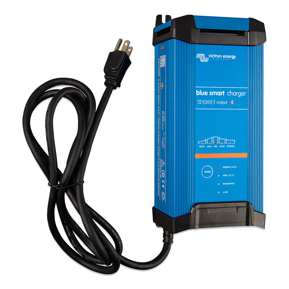 Victron Blue Smart IP22 12VDC 20A 3 Bank 120V Charger Dry Mount BPC122046102